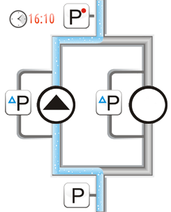 Чередование работы насосов по времени