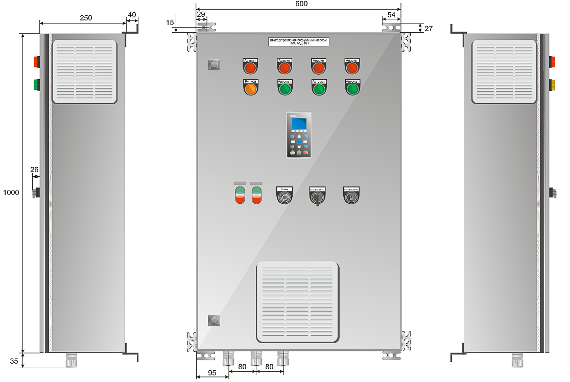 Габаритные размеры КАСКАД 101, типоразмер 4