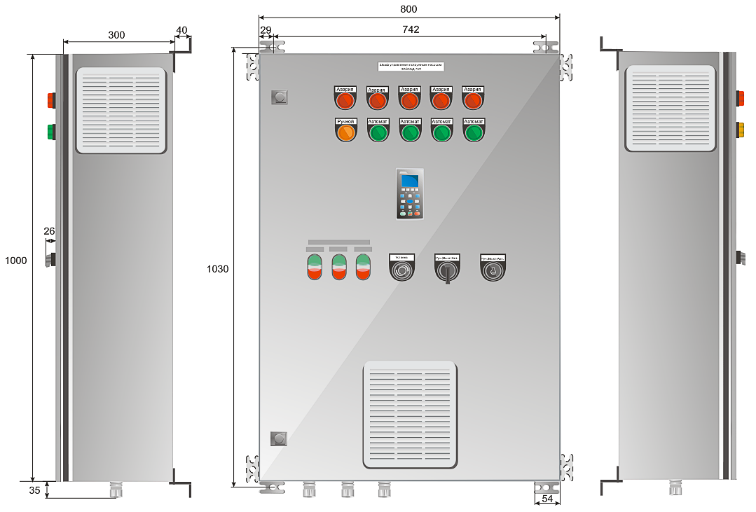 Габаритные размеры КАСКАД 101, типоразмер 5