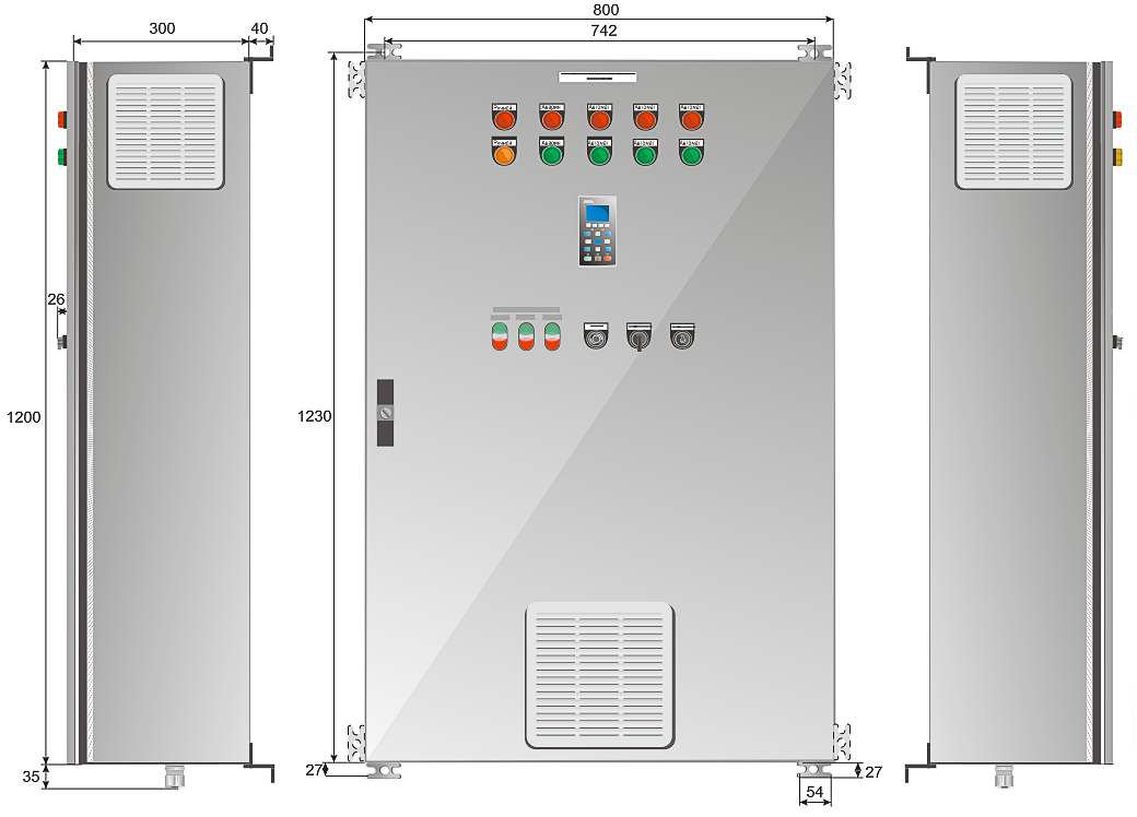 Габаритные размеры КАСКАД 101, типоразмер 6