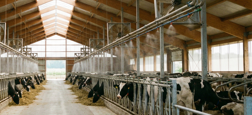 Применение преобразователей HTE.PF для контроля влажности и температуры в животноводческих помещениях