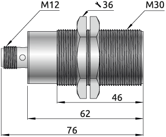 Габаритные размеры UDS.30-200