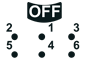 Схема подключения среднего положения контактов OFF тумблера MA123