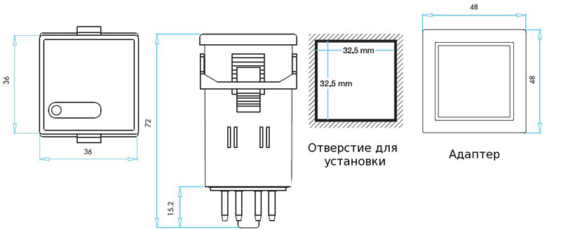 Габаритные размеры