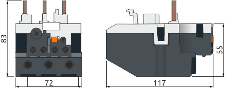Габаритные размеры AC-TR, размер 3