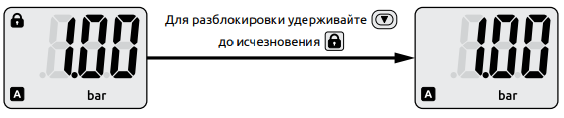 Разблокировка кнопок управления