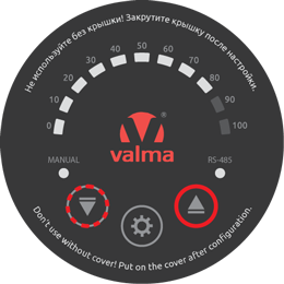 Индикация настроек сетевого обмена